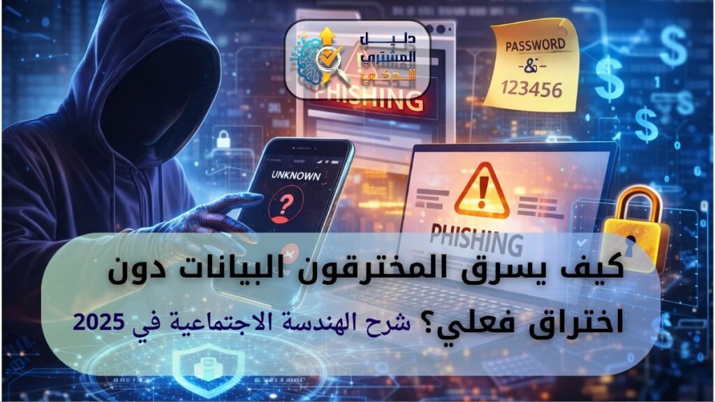 كيف يسرق المخترقون البيانات دون اختراق فعلي؟ شرح الهندسة الاجتماعية في 2025