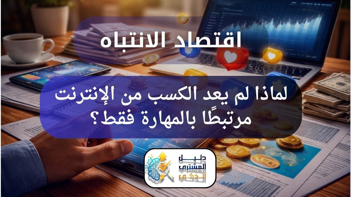 اقتصاد الانتباه: لماذا لم يعد الكسب من الإنترنت مرتبطًا بالمهارة فقط؟